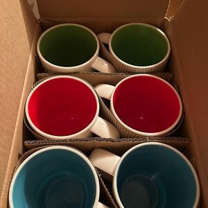 Set of 6 Mugs Tim Hortons new boxed